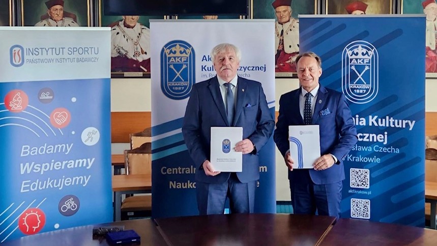 Partnerstwo Instytutu Sportu - PIB i Akademii Kultury Fizycznej w Krakowie